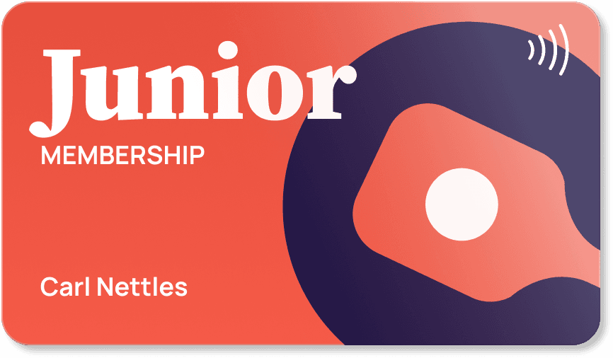 Junior membership card