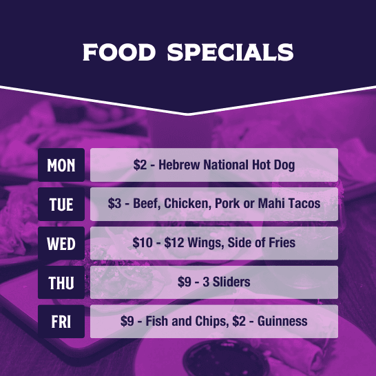 Food Specials