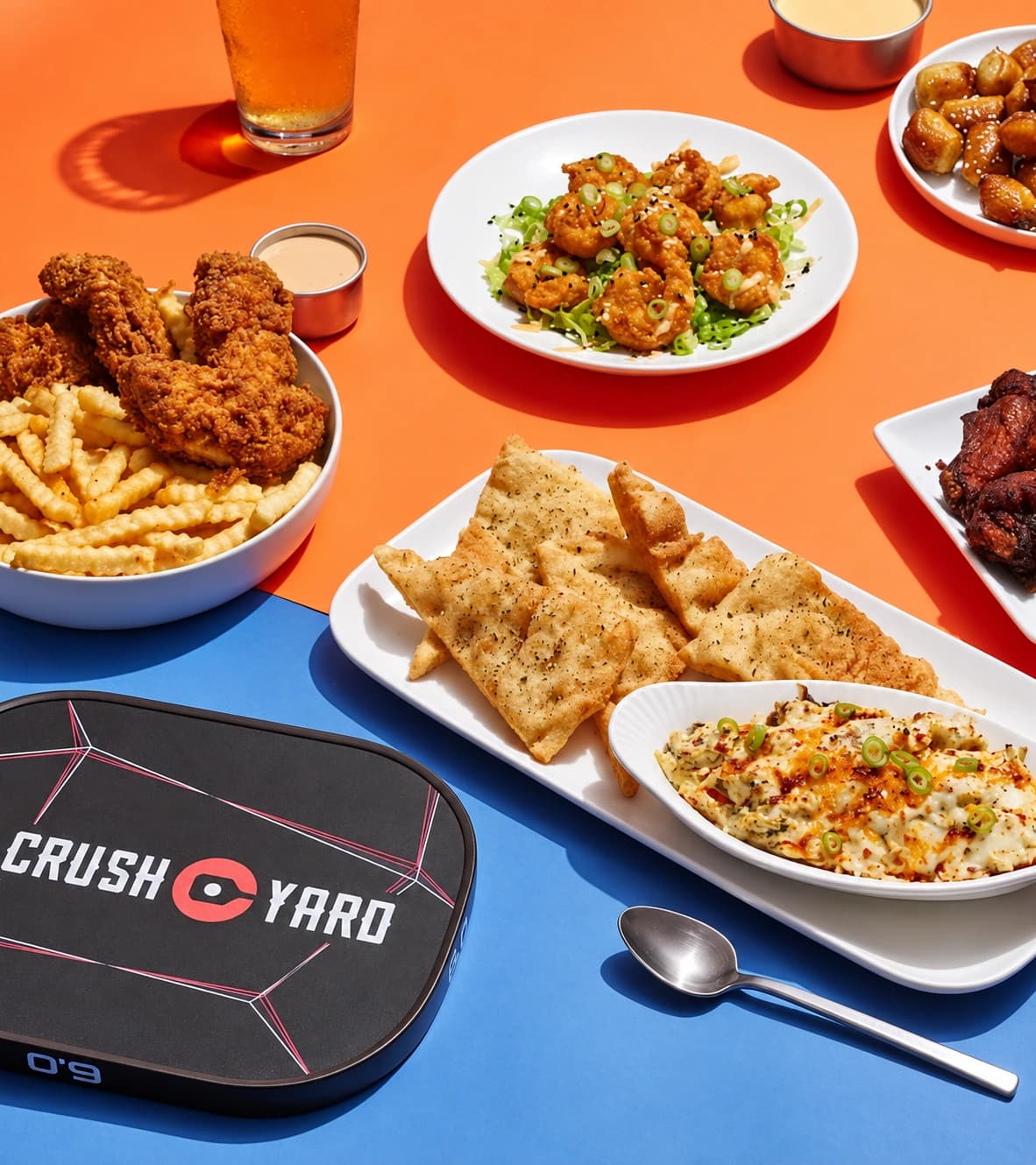 Shareable food at Crush Yard